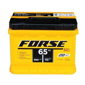 Аккумулятор FORSE 6СТ-65 VLR Euro