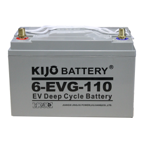 Аккумулятор Kijo 12V 6-EVG-110Ah (M8+DIN)