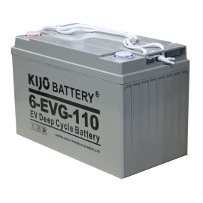 Аккумулятор Kijo 12V 6-EVG-110Ah (M8+DIN)