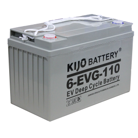 Аккумулятор Kijo 12V 6-EVG-110Ah (M8+DIN)