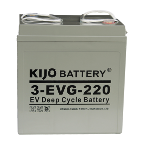 Аккумулятор Kijo 6V 3-EVG-220Ah (M8+DIN)