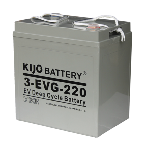Аккумулятор Kijo 6V 3-EVG-220Ah (M8+DIN)