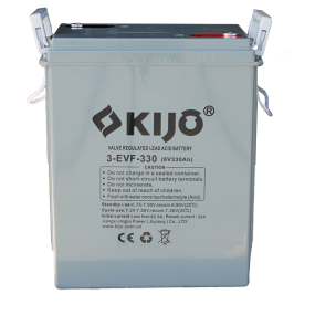 Kijo 6V 3-EVF-330Ah (M8+DIN)