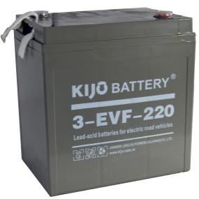 Аккумулятор Kijo 6V 3-EVF-220Ah (M8+DIN)