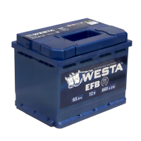 Аккумулятор WESTA EFB 6СТ-65 R Euro