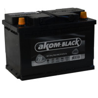 Аккумулятор АКОМ-BLACK 6СТ-70 Евро