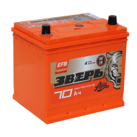 Аккумулятор ЗВЕРЬ EFB Азия 6СТ-70 Евро