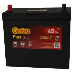 Аккумулятор Centra Plus CB457 (45Ah) Asia р тонкие клеммы