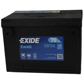 Аккумулятор Exide Excell EB708 (70Ah) Americ