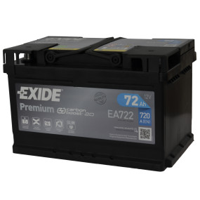 Аккумулятор Exide Premium EA722 (72Ah) низкий