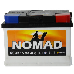 Аккумулятор NOMAD 6СТ-60 Евро (низкий)