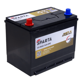 Аккумулятор SPARTA Asia 12V 80 А/ч L+ рус.(РБ)