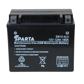 Аккумулятор SPARTA EB12-4(J) (12 а/ч), YTX12-BS, YTX14-BS