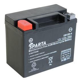 Аккумулятор SPARTA EB12D-4 (12 а/ч), YTX12-BS, YTX14-BS