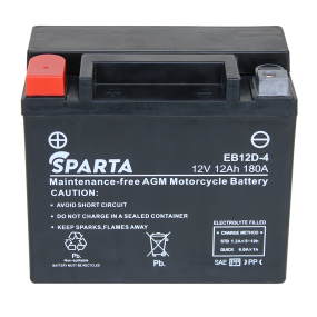 Аккумулятор SPARTA EB12D-4 (12 а/ч), YTX12-BS, YTX14-BS
