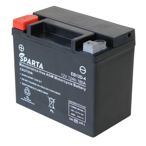 Аккумулятор SPARTA EB12D-4 (12 а/ч), YTX12-BS, YTX14-BS
