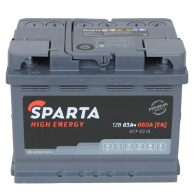 Аккумулятор SPARTA High Energy 6СТ-63 рус. 