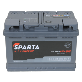 Аккумулятор SPARTA High Energy 6СТ-77 рус.