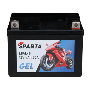 Аккумулятор SPARTA LB4L-B (4 а/ч), YB4L-B, YB4L-А, YTX4L-BS (Гелевая)