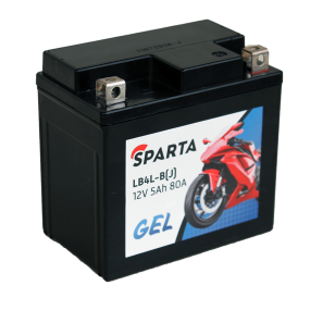 Аккумулятор SPARTA LB4L-B(J) (5 а/ч),YTX5L-BS, YTZ7S, YT5L-BS (Гелевая)