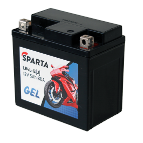 Аккумулятор SPARTA LB4L-B(J) (5 а/ч),YTX5L-BS, YTZ7S, YT5L-BS (Гелевая)