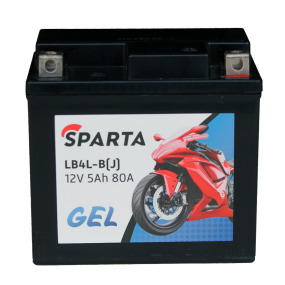 Аккумулятор SPARTA LB4L-B(J) (5 а/ч),YTX5L-BS, YTZ7S, YT5L-BS (Гелевая)