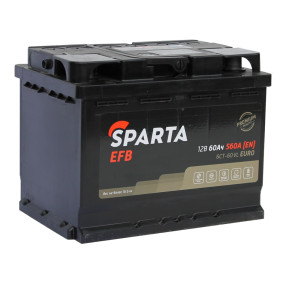 Аккумулятор SPARTA EFB 6СТ-60 Евро