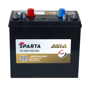 Аккумулятор SPARTA Asia 12V 50 А/ч L+ рус. (РБ)