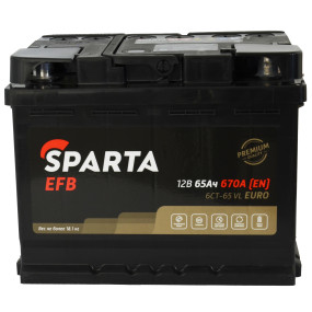 Аккумулятор SPARTA EFB 6СТ-65 Евро
