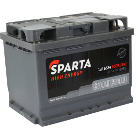 Аккумулятор SPARTA High Energy 6СТ-63 Евро