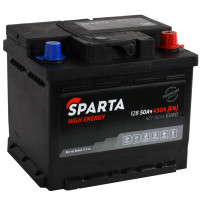 Аккумулятор SPARTA High Energy 6СТ-50 Евро (низкий)