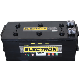 Грузовой аккумулятор ELECTRON 6СТ-190 L рус. узкий (конус+переходник)