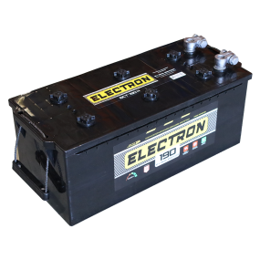 Грузовой аккумулятор ELECTRON 6СТ-190 L рус. узкий (конус+переходник)