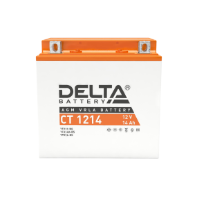 Delta AGM СТ 1214 (14 а/ч) YTX14-BS,YTX14H-BS,YTX16-BS,YB16B-A