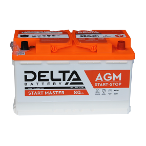 Аккумулятор DELTA Start Master 80 Ah AGM