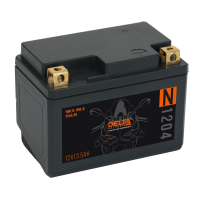 Аккумулятор Delta N 1204 (3,5 а/ч) YB4L-B, YB4L-A, YTX4L-BS
