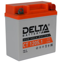 Аккумулятор Delta AGM СТ 1205.1 (5 а/ч) 12N5-3B,YB5L-B