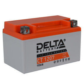 Аккумулятор Delta AGM СТ 1207 (7 а/ч) YTX7A-BS