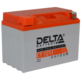 Аккумулятор Delta AGM СТ 1211 (11 а/ч) YTZ12S, YTZ14S