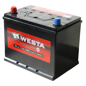 Аккумулятор WESTA Asia 6СТ-75 VL рус.